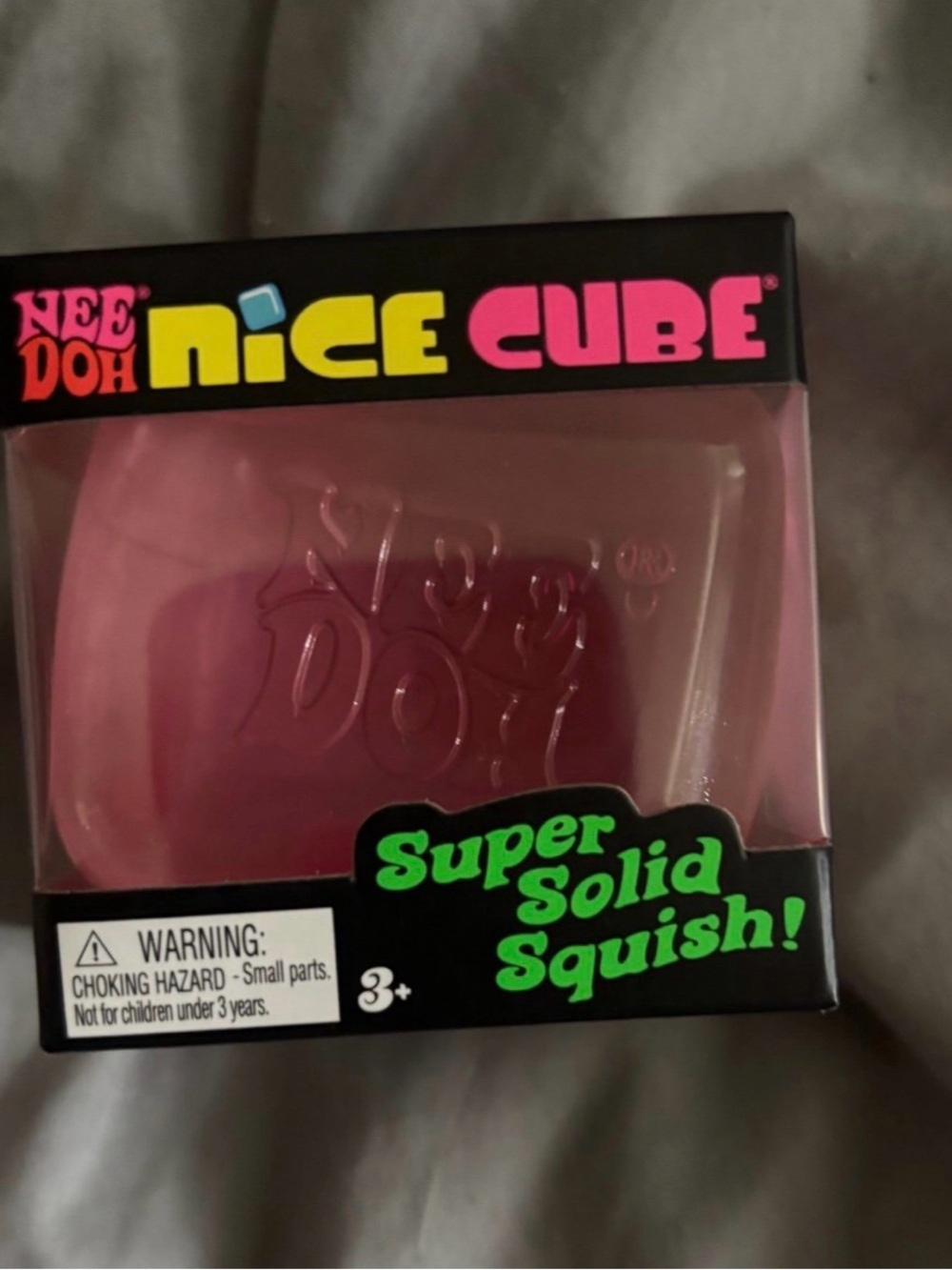 Pink Nice Cube - Super Solid Squish